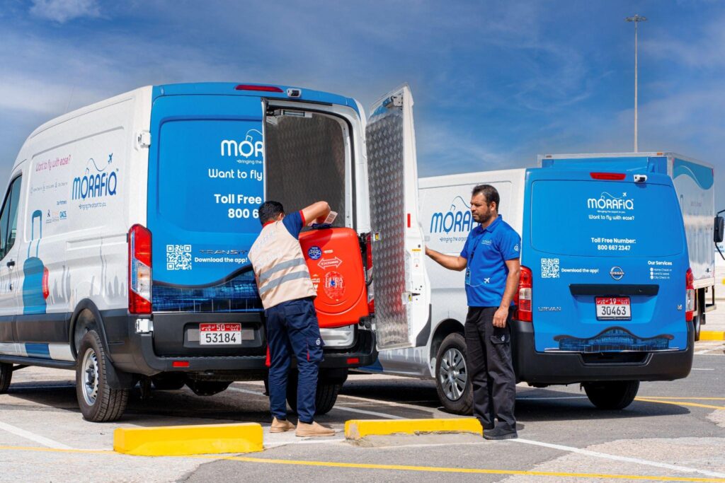 From Arrival to Departure-Enhance Your Abu Dhabi Airport Experience with Morafiq 10 Morafiqs CCTV enabled fleet expert team ensure secure baggage transfer to airport