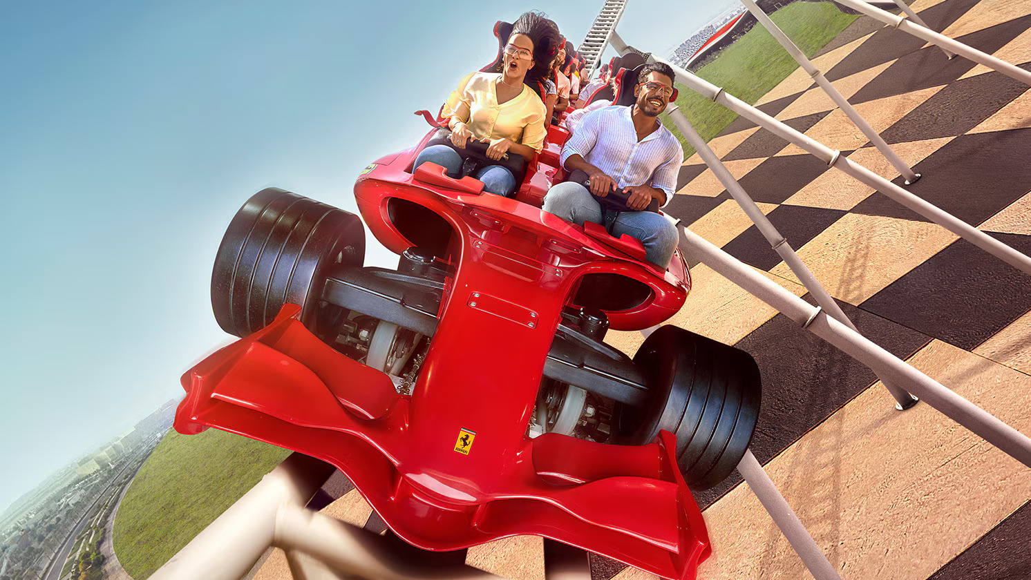 Formula Rossa in Ferrari world, Abu Dhabi, UAE